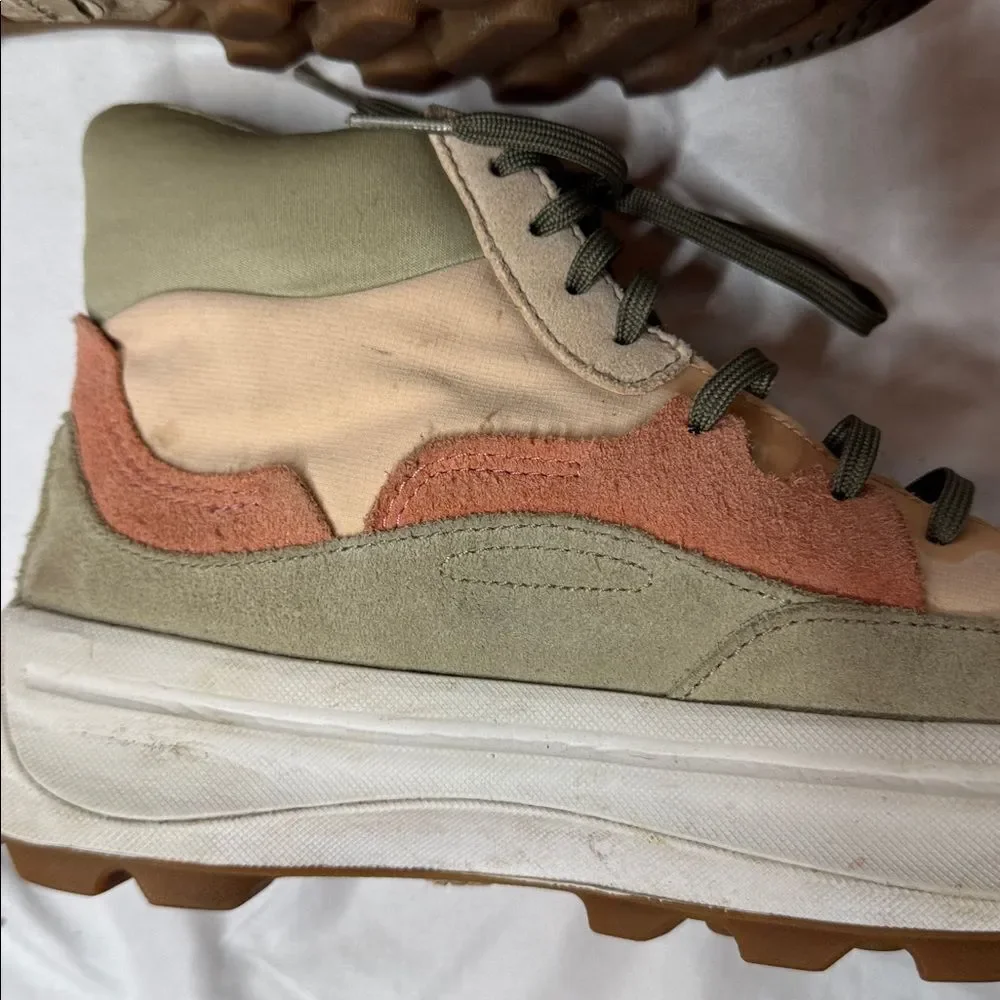 Sorel Women’s Ona 503 High Top‎ Sneakers in Nova, Sand, Paradox Pink.